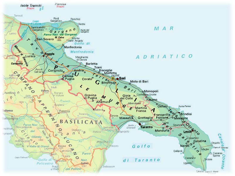 La Mappa Della Puglia Images And Photos Finder Images